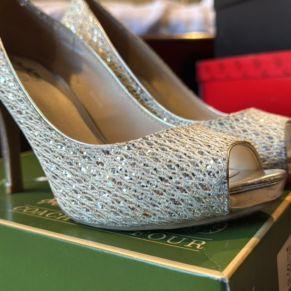 Coach and Four Sparkle Heels - Picture 3 of 7